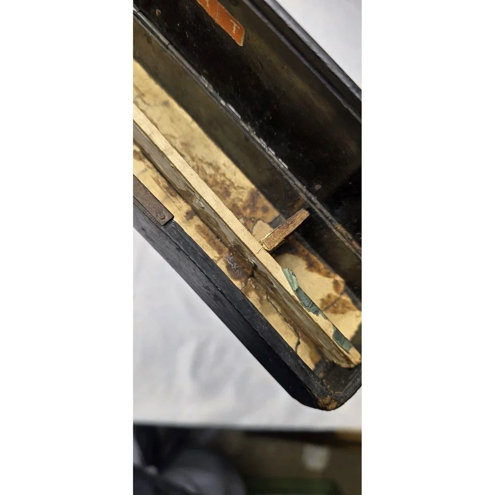Vintage Chinese Wooden Pencil Case